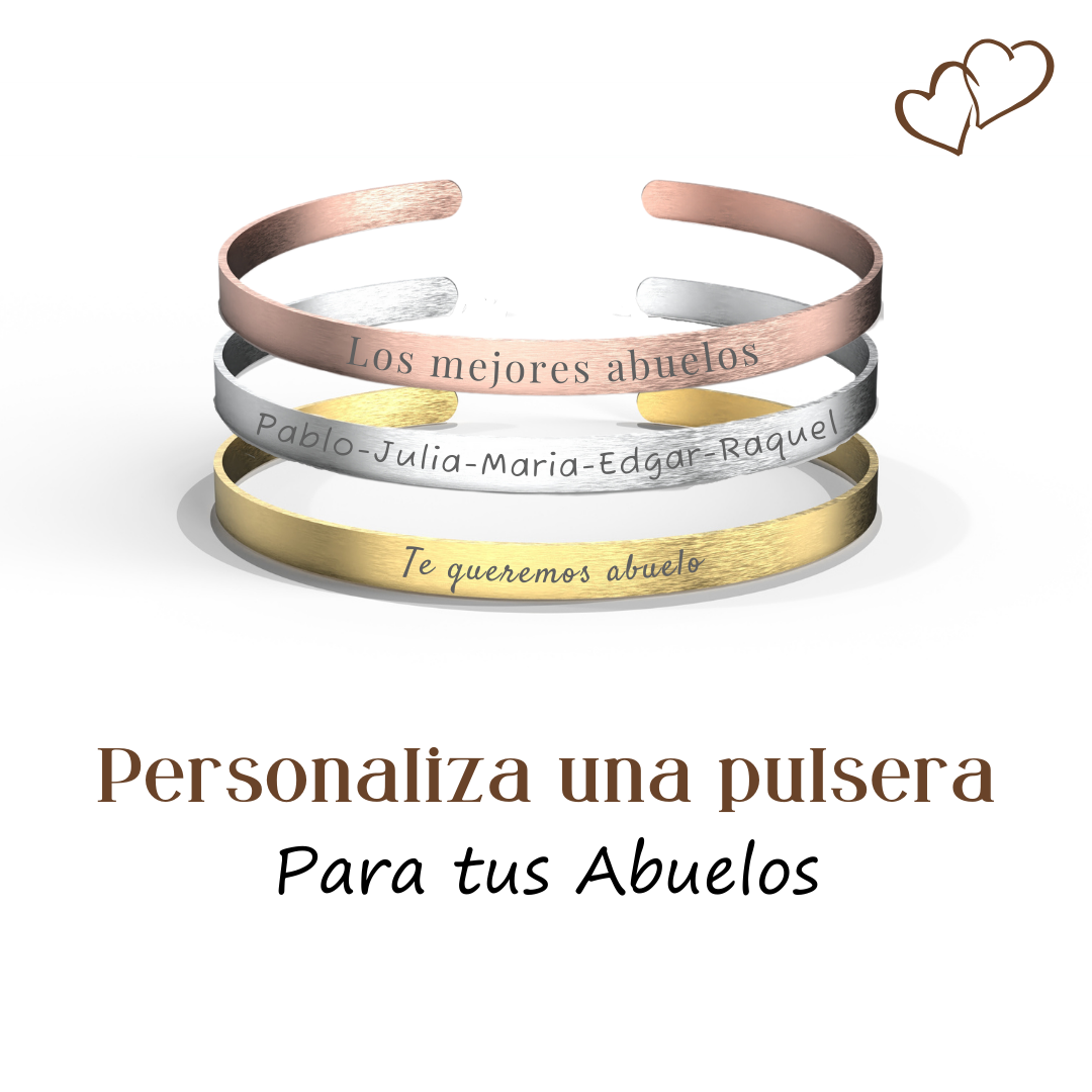 Pulsera Cuff - Abuelos