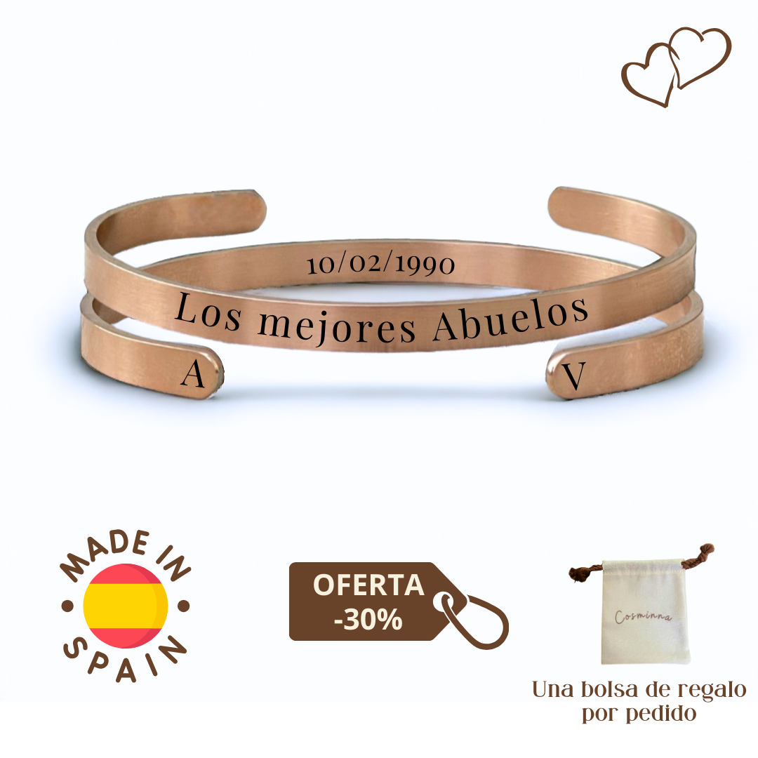 Pulsera Cuff - Abuelos