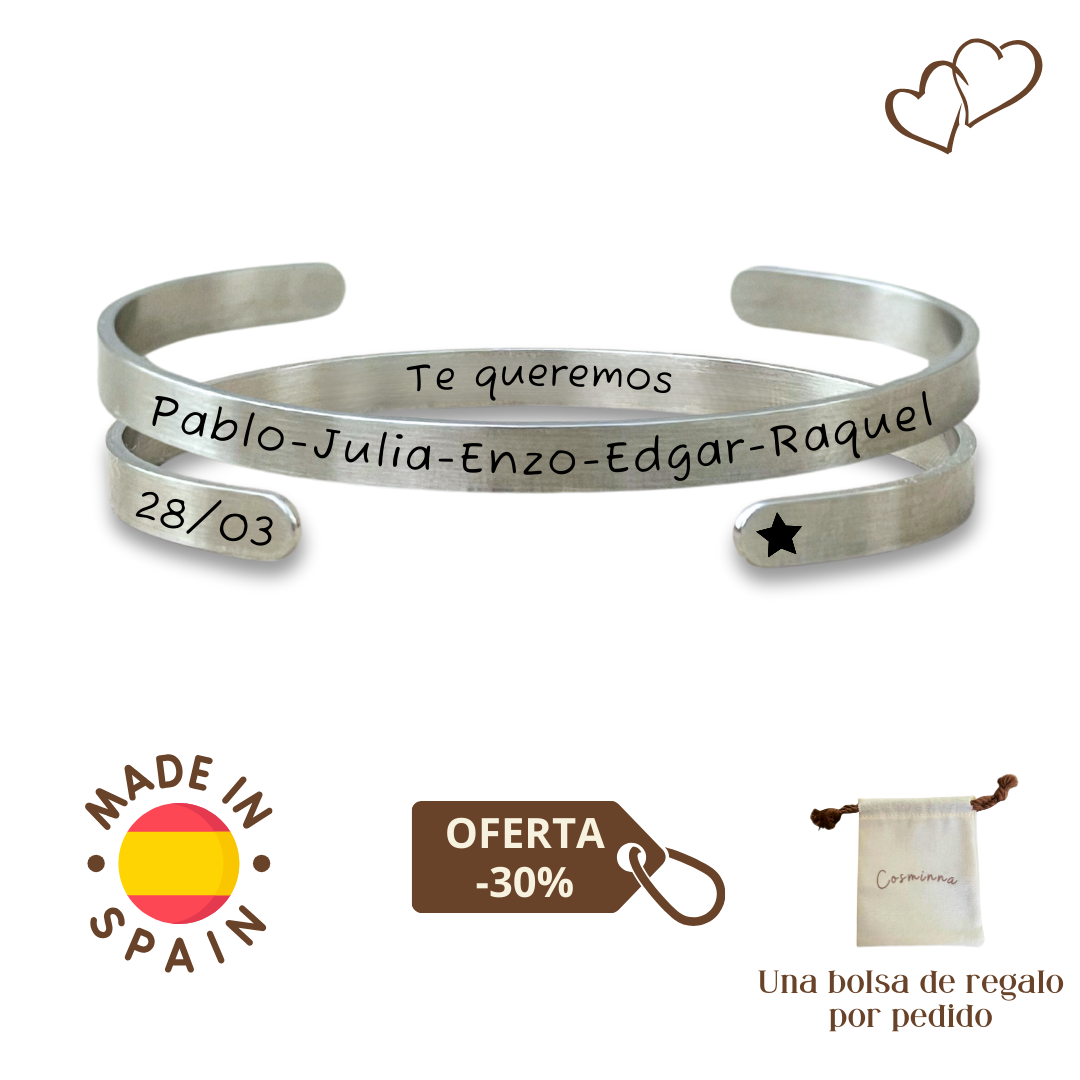 Pulsera Cuff - Abuelos