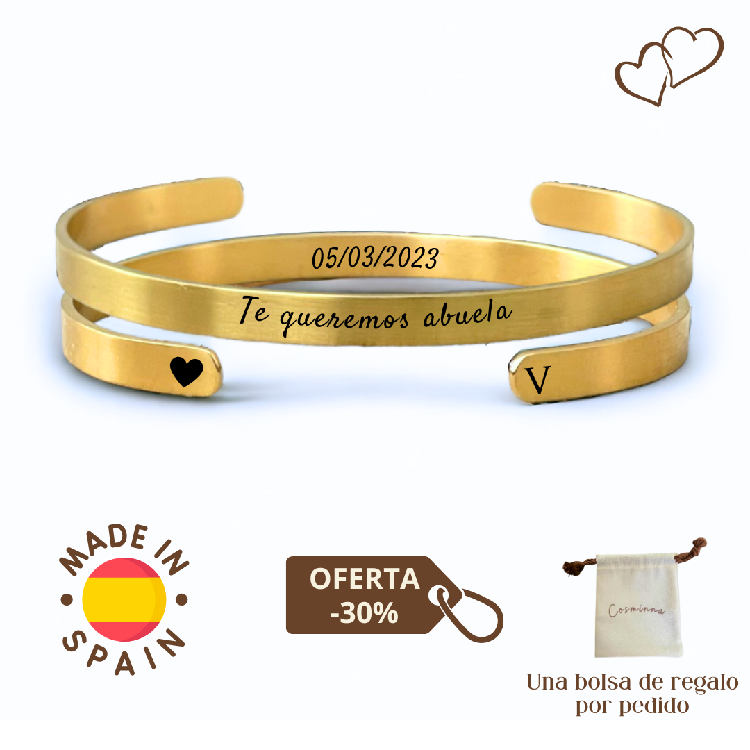 Pulsera Cuff - Abuelos